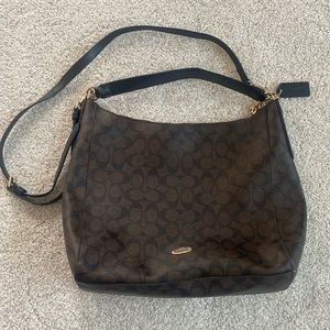 Coach Signature Coated Canvas Purse